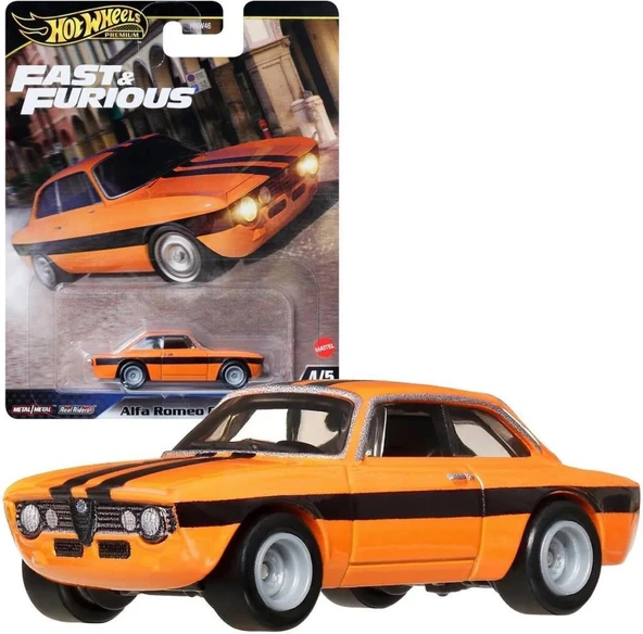 Hot Wheels Fast-Furious Premium Araba ALFA ROMEO GIULIA SPRINT GTA HNW46 - JBM04 - 6
