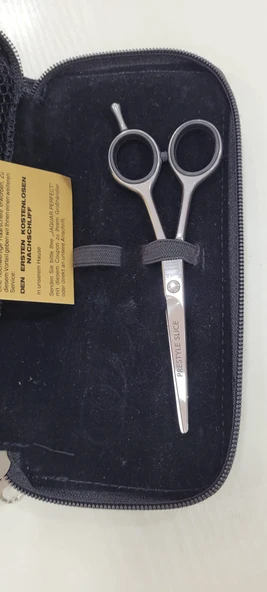 JAGUAR 82550 SLICE 5" ( 5 INC) SAÇ KESİM BERBER MAKASI  82550 - Resim 2