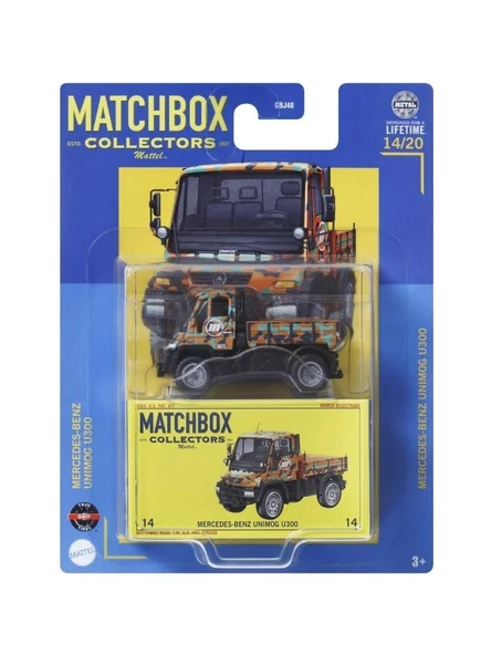 Matchbox Premium Arabalar Mercedes-Benz Unimog U300 GBJ48 HVW09 ürün görseli 1