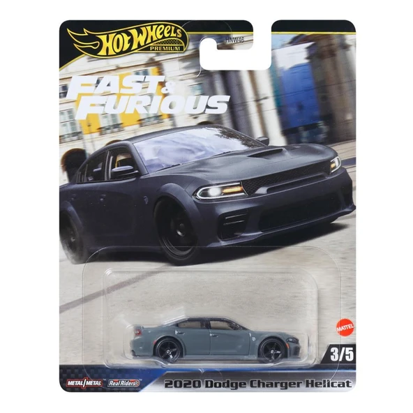 Hot Wheels Fast-Furious Premium Araba 2020 DODGE CHARGER HELLCAT  HNW46 - JBL96