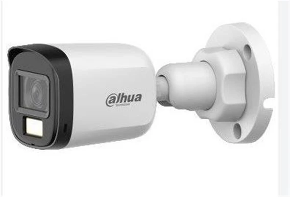 Dahua HAC-B1A21P-U-IL-A 2 MP Akıllı Çift Işıklı HDCVI Bullet Kamera 30mt Mikrofonlu ürün görseli 1
