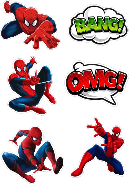 Örümcek Adam Yenilebilir Cupcake ve Pasta Resim Baskı ürün görseli