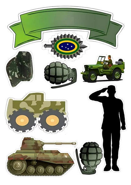 Asker Yenilebilir Cupcake ve Pasta Resim Baskı ürün görseli