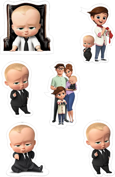 Baby Boss Yenilebilir Cupcake ve Pasta Resim Baskı ürün görseli