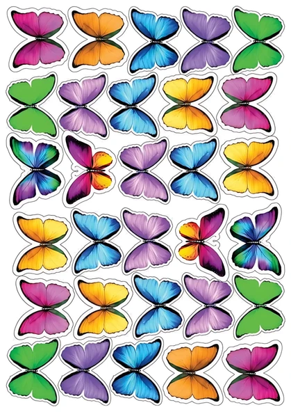 Kelebek Yenilebilir Cupcake ve Pasta Resim Baskı ürün görseli