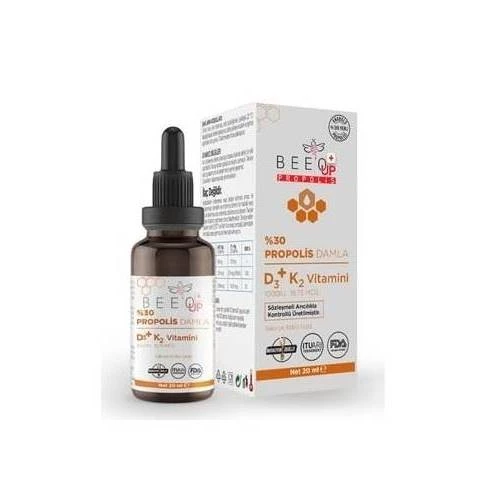 Beeo Up 30 Propolis D3+K2 Damla 20 ml