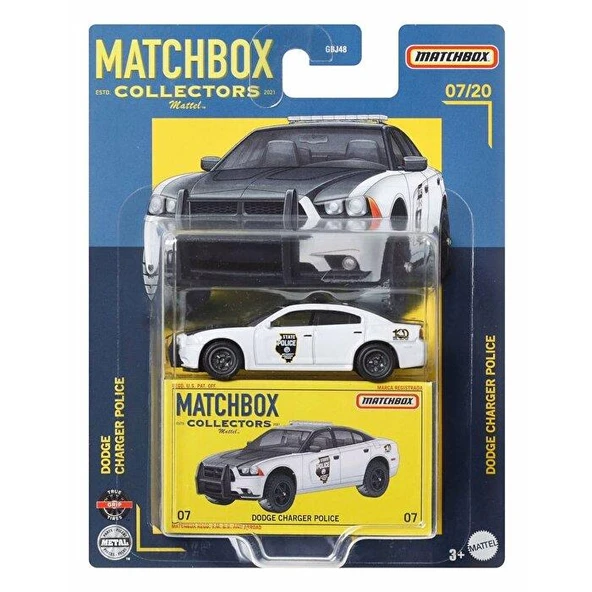 Matchbox Premium Arabalar Dodge Charger Police GBJ48 HFL81 ürün görseli