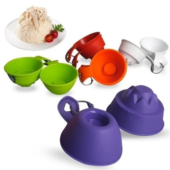 BUFFER® Pilav Ve Helva Şekil Verici Pratik Servis Kalıbı Aleti (2 Adet) - 8