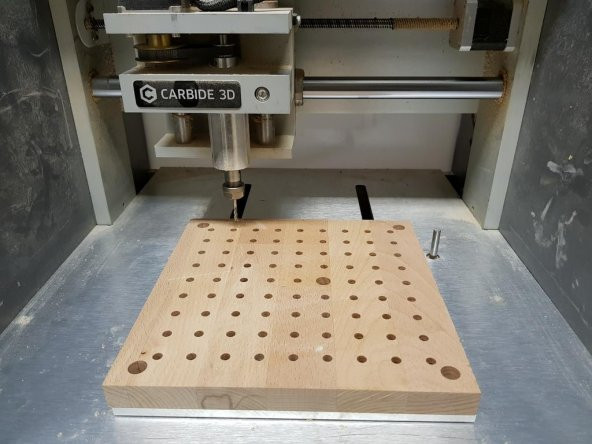 Nomad 883 Pro Cnc İçin Atık Tahta Plastik Aparat - 1