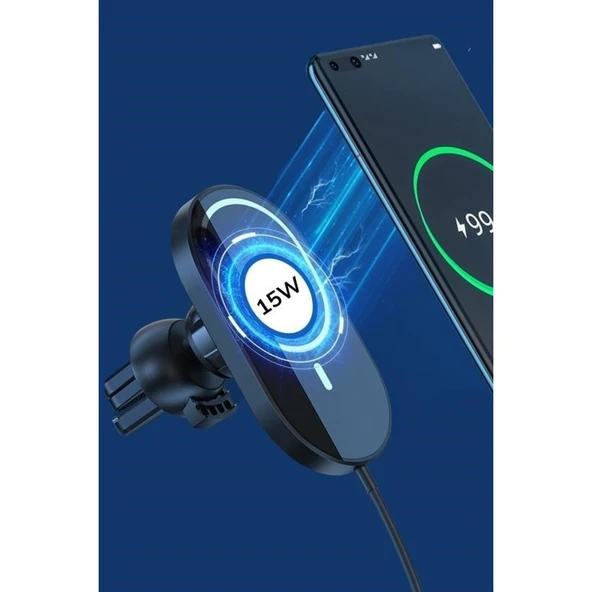 Buffer® 15w Mıknatıslı Takılabilen Hızlı Şarj Tüm Cihaz Ve Araçlara Uyumlu Araç İçi Şarj Cihazı - 7