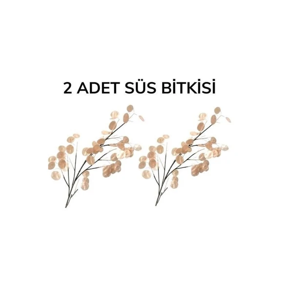 BUFFER® 100 cm Dekoratif Dallı Sedef Ağacı Çiçeği Yapay Sahte Süs Bitkisi - 8