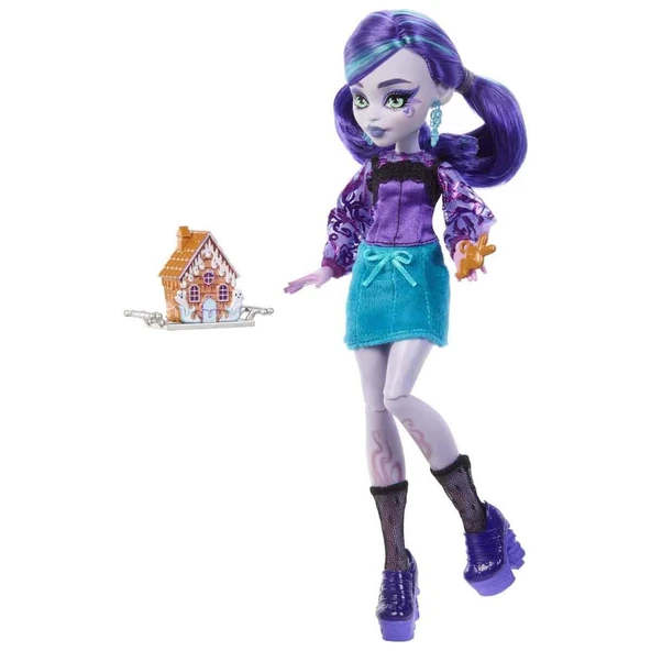 Orjinal Monster High Bebekleri Monster Garden Mysteries Gizemli Arkadaşlar Monster High Seri 4 Bebekleri Twyla - Resim 5