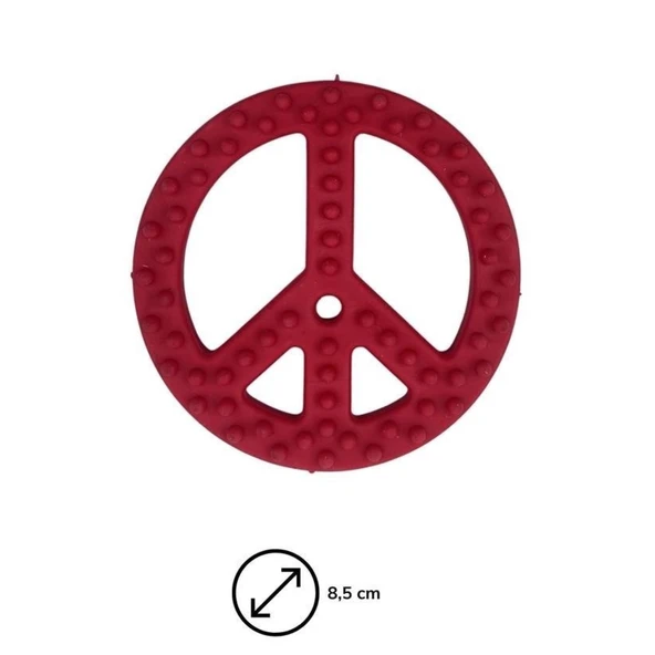 BUFFER® Barış Kemiği Renkli Diş Temizleme Kedi Köpek Aktivite Oyuncağı - 4