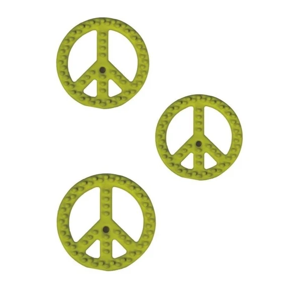 BUFFER® Barış Kemiği Renkli Diş Temizleme Kedi Köpek Aktivite Oyuncağı - 6