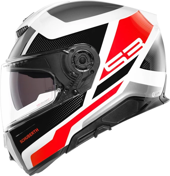 SCHUBERTH S3 DAYTONA RED  KAPALI MOTOSİKLET KASKI ürün görseli
