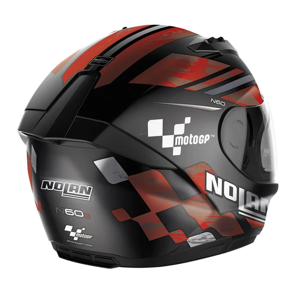 N60-6 MOTO GP 055 KAPALI MOTOSİKLET KASKI - Resim 2