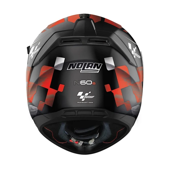 N60-6 MOTO GP 055 KAPALI MOTOSİKLET KASKI - Resim 3