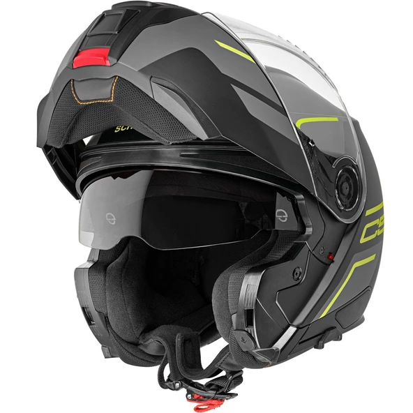 SCHUBERTH C5 MASTER YELLOW ÇENE AÇILIR MOTOSİKLET KASKI - Resim 4