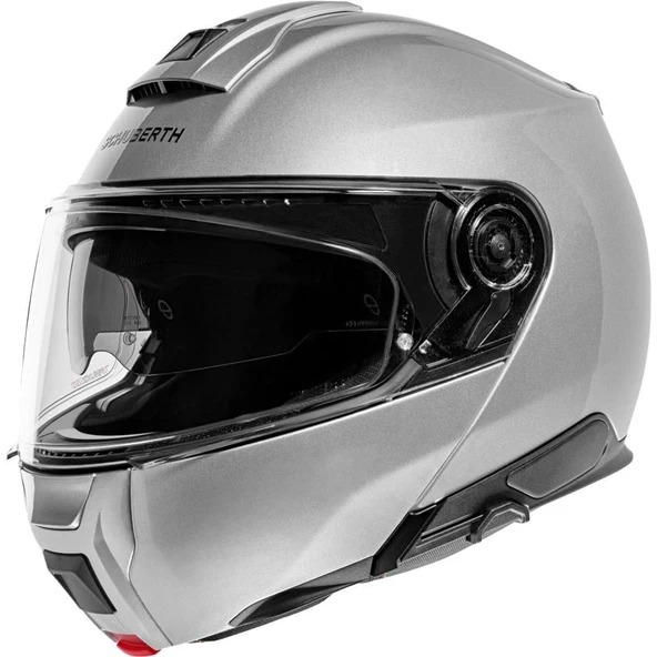 SCHUBERTH C5 GLOSSY SILVER ÇENE AÇILIR MOTOSİKLET KASKI ürün görseli