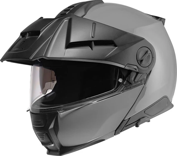 SCHUBERTH E2 CONCRETE GREY ÇENE AÇILIR SİPERLİKLİ MOTOSİKLET KASKI ürün görseli