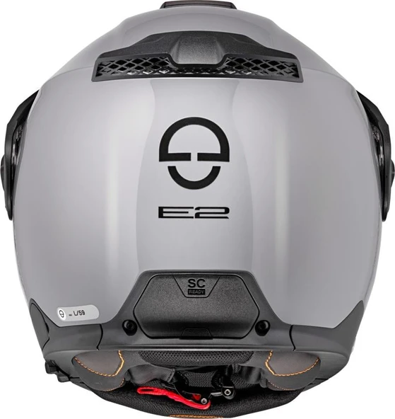 SCHUBERTH E2 CONCRETE GREY ÇENE AÇILIR SİPERLİKLİ MOTOSİKLET KASKI - Resim 2