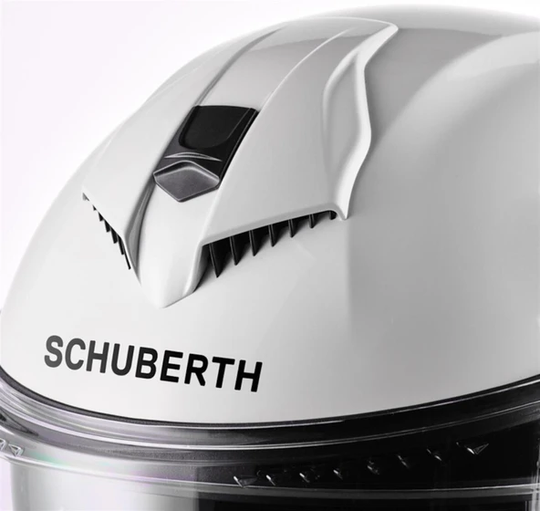 SCHUBERTH S3 GLOSSY WHITE  KAPALI MOTOSİKLET KASKI - Resim 6