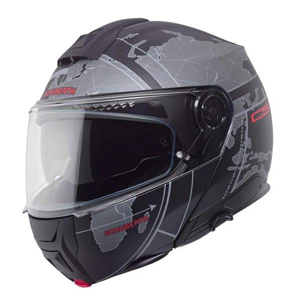 SCHUBERTH C5 GLOBE BLACK  ÇENE AÇILIR MOTOSİKLET KASKI - Resim 4