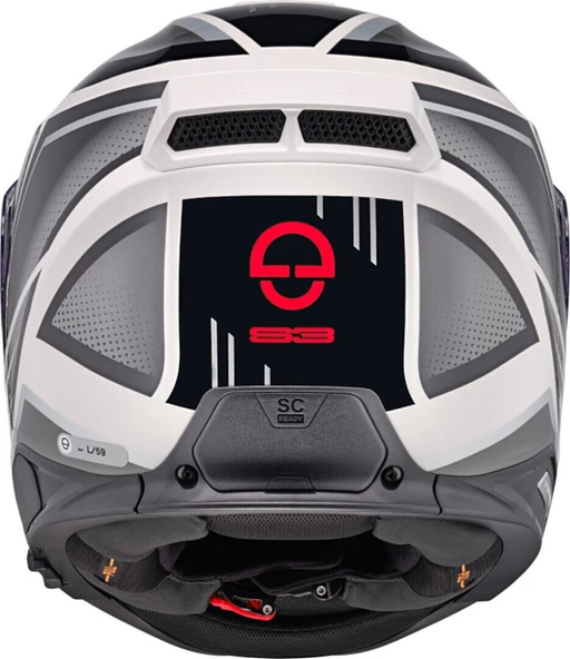 SCHUBERTH S3 STORM SILVER KAPALI MOTOSİKLET KASKI - Resim 4