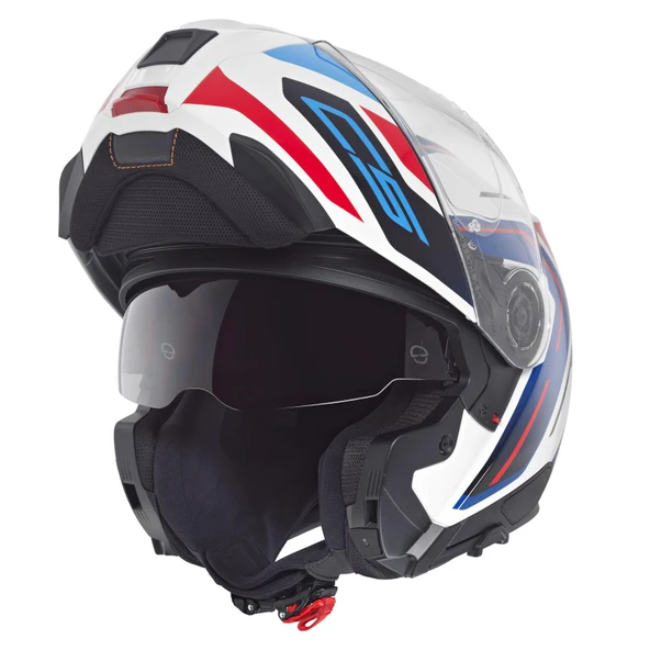 SCHUBERTH C5 OMEGA WHITE ÇENE AÇILIR MOTOSİKLET KASKI - Resim 5