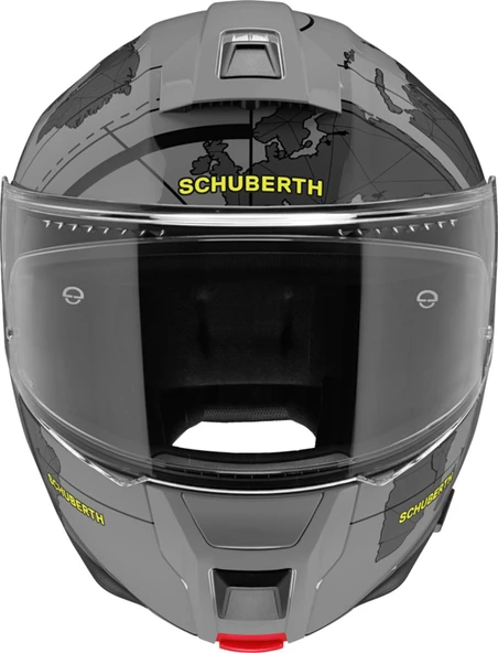 SCHUBERTH C5 GLOBE GREY ÇENE AÇILIR MOTOSİKLET KASKI - Resim 3
