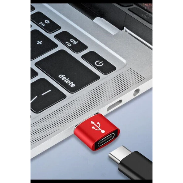 BUFFER® USB'den TYPE-C 'ye Dönüştürücü Adaptör Veri Aktarımı Sağlayıcı Şarj Data Çevirici - 7