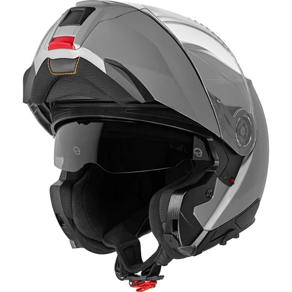 SCHUBERTH C5 CONCRETE GREY ÇENE AÇILIR MOTOSİKLET KASKI - Resim 4