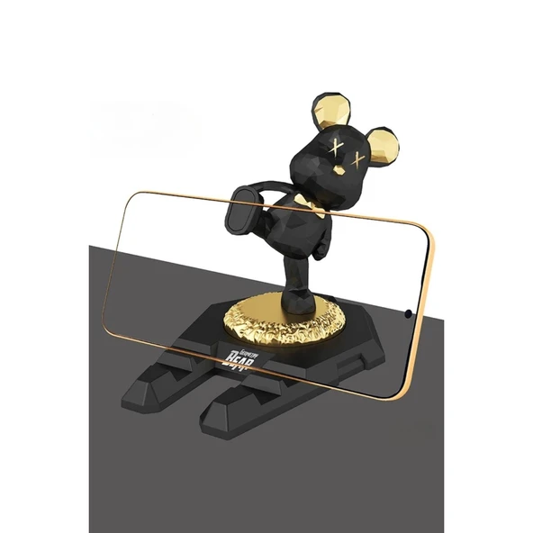 BUFFER® Ayıcıklı Telefon ve Tablet Standı Masa Üstü Telefon ve Tablet Tutucu Aparatı - 6