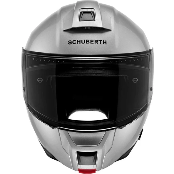 SCHUBERTH C5 GLOSSY SILVER ÇENE AÇILIR MOTOSİKLET KASKI - Resim 3