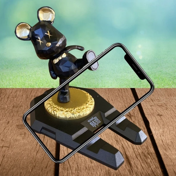 BUFFER® Ayıcıklı Telefon ve Tablet Standı Masa Üstü Telefon ve Tablet Tutucu Aparatı - 2