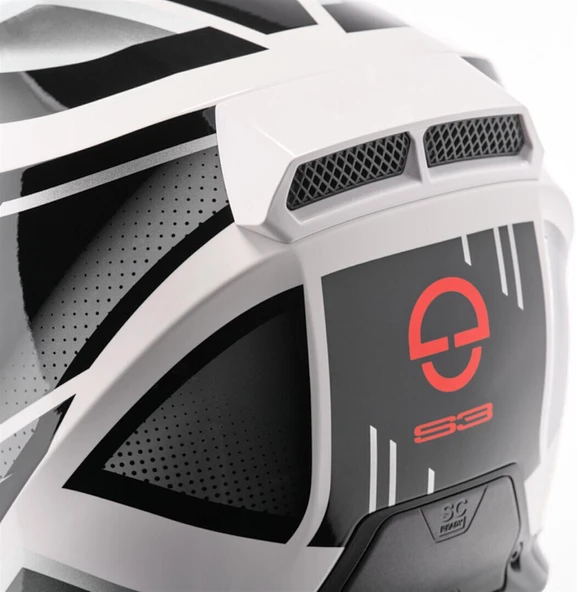 SCHUBERTH S3 STORM SILVER KAPALI MOTOSİKLET KASKI - Resim 6