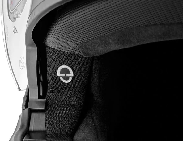 SCHUBERTH C5 GLOSSY SILVER ÇENE AÇILIR MOTOSİKLET KASKI - Resim 5