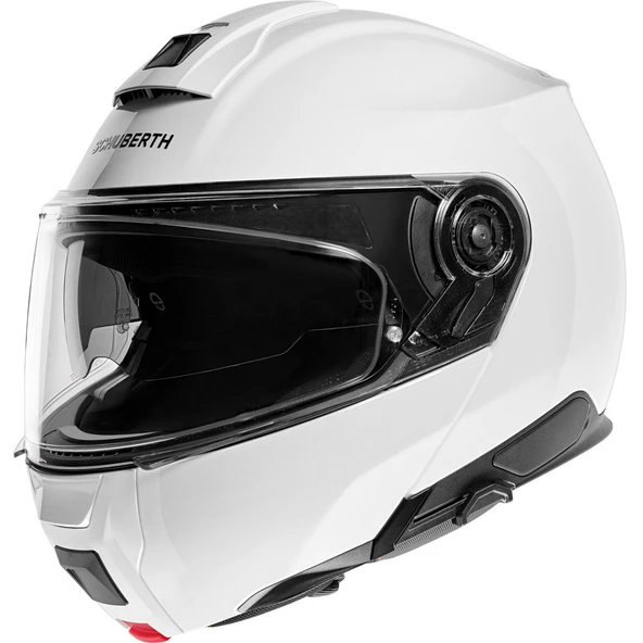 SCHUBERTH C5 GLOSSY WHITE  ÇENE AÇILIR MOTOSİKLET KASKI - Resim 2