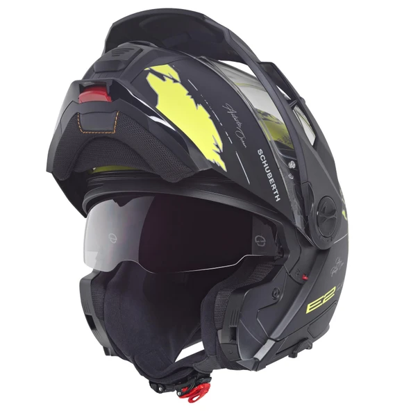 Schuberth E2 Atlas Yellow Kask - Resim 5