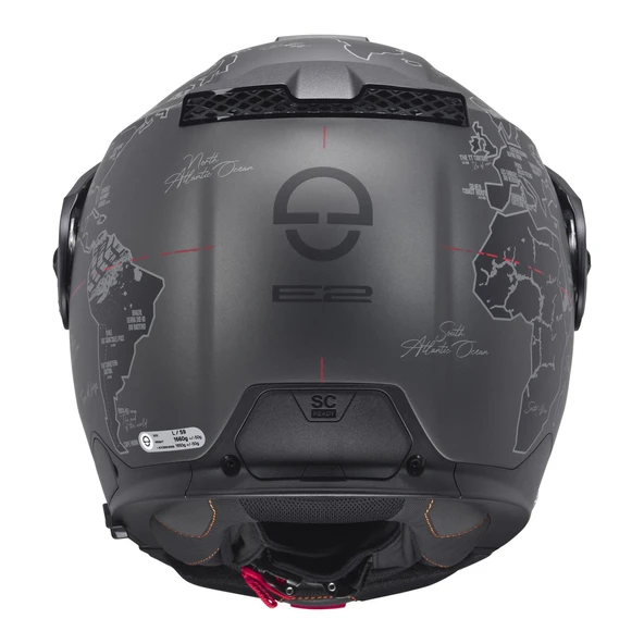 Schuberth E2 Atlas Anthracite Kask - Resim 2