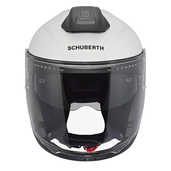 Schuberth J2 Glossy White Kask - Resim 2