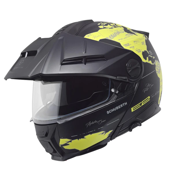 Schuberth E2 Atlas Yellow Kask - Resim 4