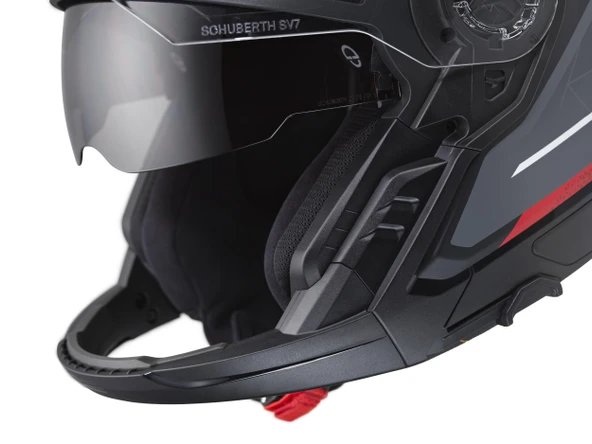 Schuberth J2 Sigma Red Kask - Resim 8