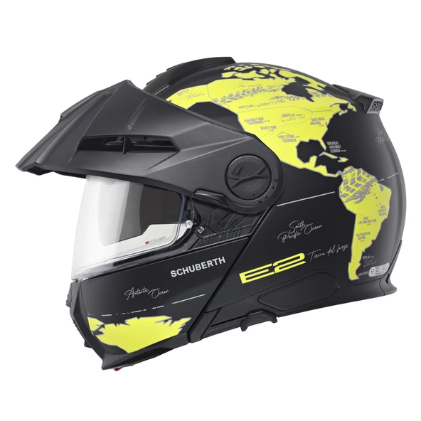 Schuberth E2 Atlas Yellow Kask - Resim 3
