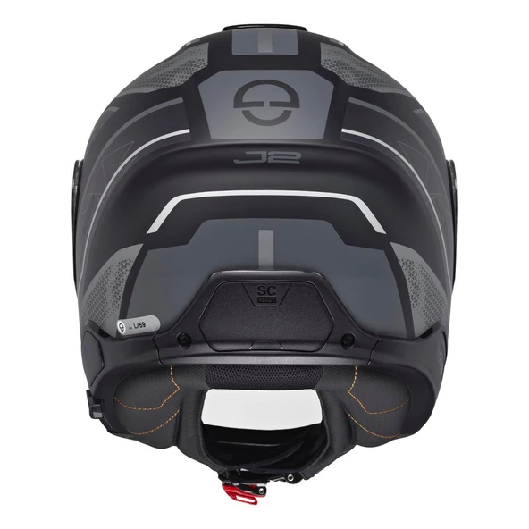 Schuberth J2 Sigma Grey Kask - Resim 3