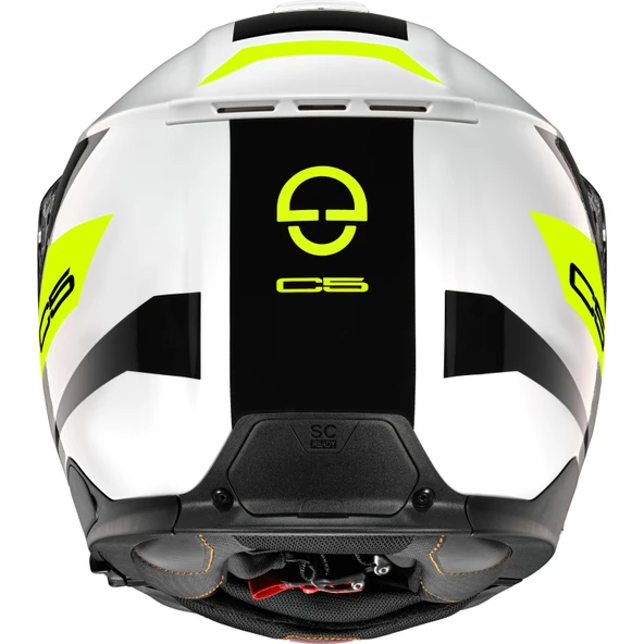 Schuberth C5 Eclipse Yellow Kask - Resim 3