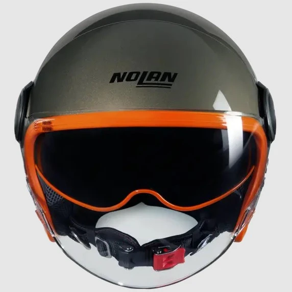 NOLAN N21 VISOR 06 OCIO 349 CAMLI YARIM KASK - Resim 3