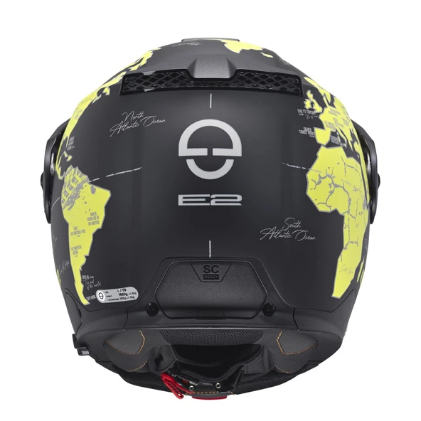 Schuberth E2 Atlas Yellow Kask - Resim 2