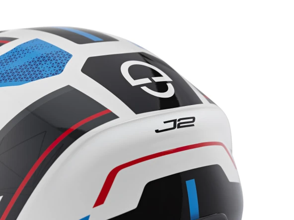 Schuberth J2 Sigma Blue Kask - Resim 7