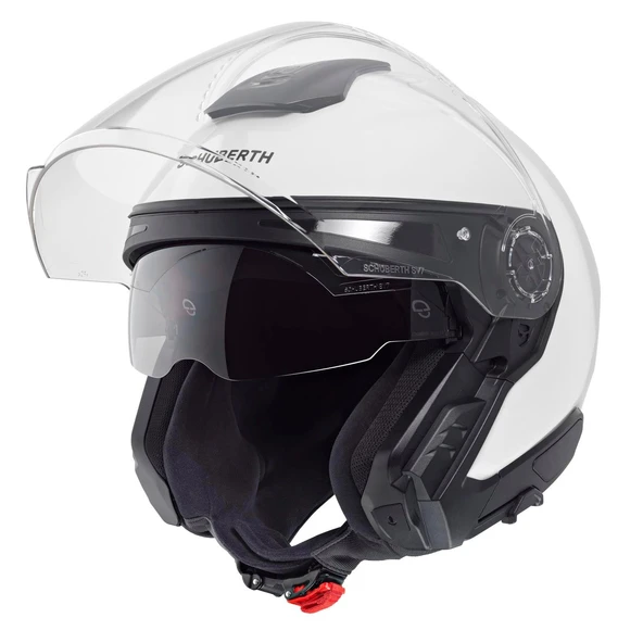 Schuberth J2 Glossy White Kask - Resim 6